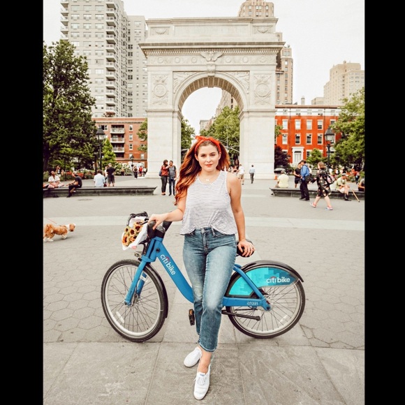 Athleta Sculptek Slim Straight Jeans In Lapis Wash - Picture 1 of 10